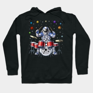 Astronaut Drummer Hoodie